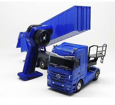 rc kippiauto kärki kuorma-auto kaukosäädin kippiauto lelu sähköinen iso pakettiauto kontti kuorma-auton perävaunu langaton kuorma-auto malli leluau...