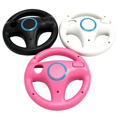 Racing Spil Rat til Nintendo til Wii Controller Retning Manipulere Wheel Fjernbetjening Beskyttelseskasse Sort