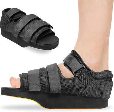 Post Op Sko for tå forfot Avlasting Boot Post Kirurgisk ons fot skinne for menn og kvinner (medium)