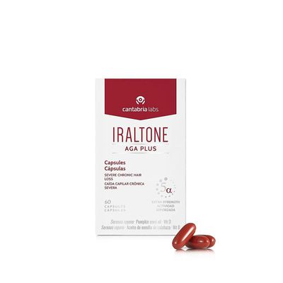 Hiustenlähtö ravintolisä Iraltone Aga Plus (60 yksikköä)