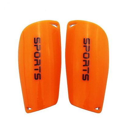 Yunshu Fodboldbenskinner til voksne unge, letvægts beskyttelsesudstyr orange 16*9cm