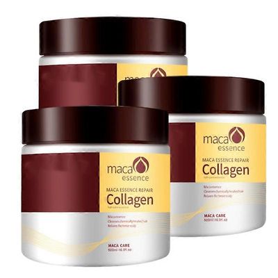 Maaginen hiusnaamio korjaa vaurioita, pehmentää pörröisyyttä, anti-lossia, sileät ja kiiltävät hiukset, syväkosteuttaa kollageenilla, hiustenhoito ...