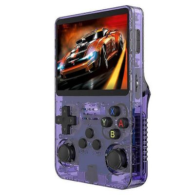 R36s 3.5 tuuman IPS-näytön kädessä pidettävä retropelikonsoli 64G TF-kortilla Monivärinen Style B