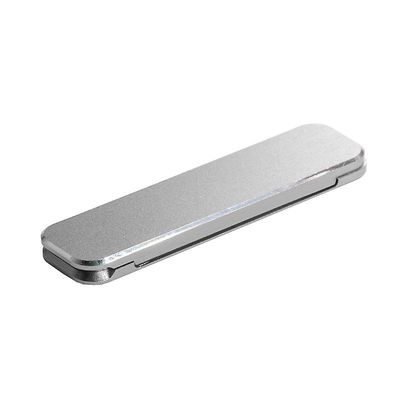 Brug Mini Folding Phone Shell Back Stick Bærbare Dovne lille beslag sølv