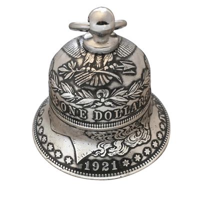 2024 Morgan Silver Dollar Bell hopeakolikkokellot - Lucky Fengshui Design