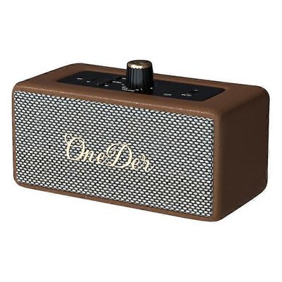 ONEDER D3 retro Bluetooth-kaiutin Subwoofer HIFI langaton kaiutin Ruskea