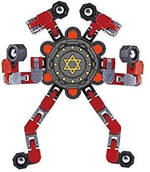 AIR Fidget Spinners Legetøj med transformable Chain Mekanisk Spiral Twister (3 Pack) (Rød)