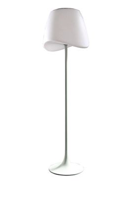 Inspired Lighting Kølig gulvlampe 2 let E27 fodskontakt indendørs, mat hvid, opalhvid
