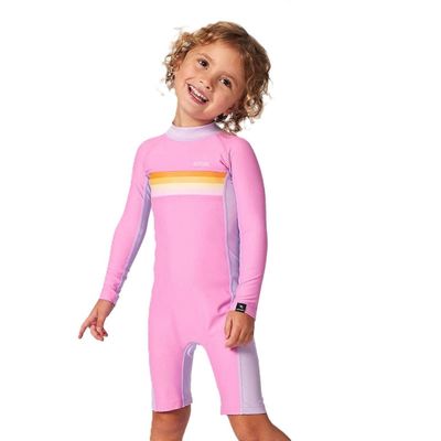Rip Curl Kids Rainbow Tide Springsuit Shortie Vaaleanpunainen 7 - 8 Yrs