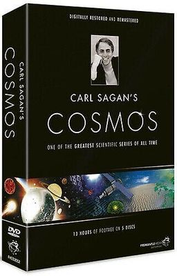 Carl Sagans Cosmos DVD (2009) Adrian Malone cert E 5 levyt - Region 2