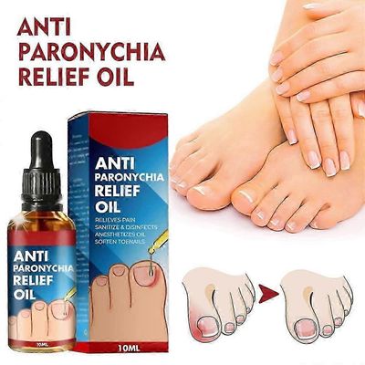 Paronychiaöljy Paronychia Relief Liquid 10ml Kynsien pehmentävä kynsien korjausliuos ja Paronychiaa lievittävä öljy kynsien uudistamiseen 1pcs