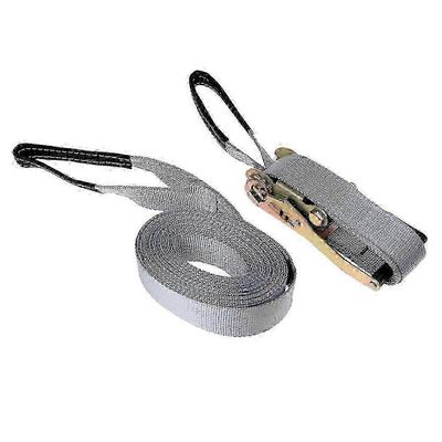 36 jalan Slackline-sarja, jossa on koukku- ja räikkäkiristimen tasapainoharjoittelu Harmaa