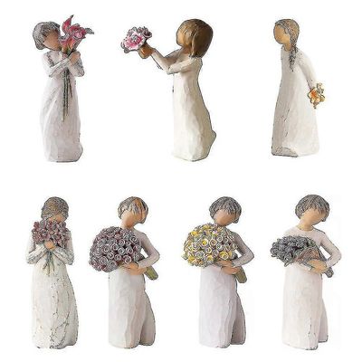 Suojelusenkelihahmo, rukoileva enkeliveistos, kodin sisustuslahja rakkauden, kiitollisuuden, ystävyyden osoittamiseksi