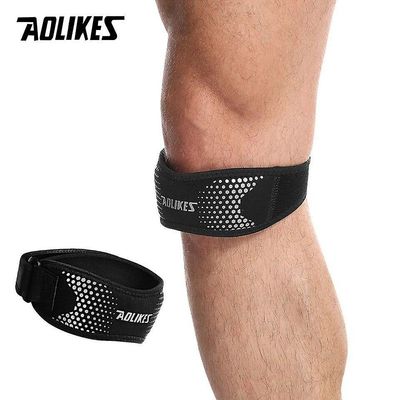 Sport dobbelt handling knærem støtte band knæ brace beskyttelse smertelindring patella tendinitis brace sundhed 7921 b