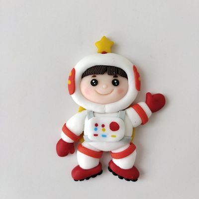 Universe Stars Astronaut Rocket Børn Tillykke med fødselsdagen Kage Topper Til Fest Dessert Dejlige gaver Kagedekorationer