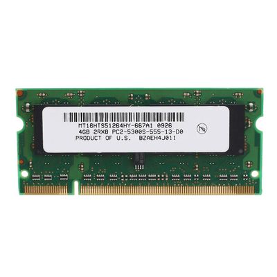 4GB DDR2 bærbar Ram 667MHz PC2 5300 Sodimm 2rx8 200 Pins For Amd laptop minne tilfeldige farger