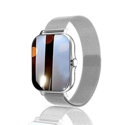 Ny 2023 Smart Watch 1.75 Infinity Display -44mm magnetisk lading sølv