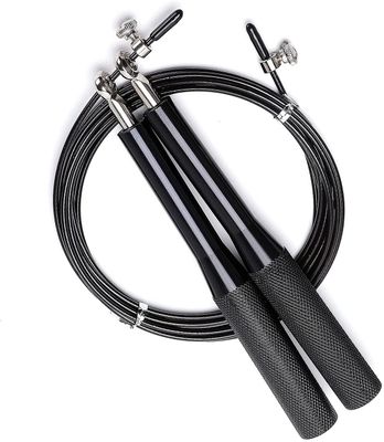 Linkrunning Jump Rope, Aluminium legering håndtag Metal Bearing Jumping Ropes, Training Fitness Steel Wire Skipping Rope Justerbar øvelse Speed Jum...