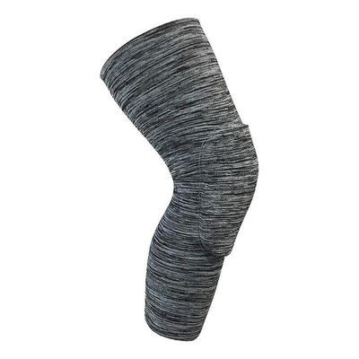 1Pcs knæ støtte beskyttende svamp honeycomb sport knæ pad åndbare ben ærmer basketball tennis knæ tandbøjle gear Grå Xl
