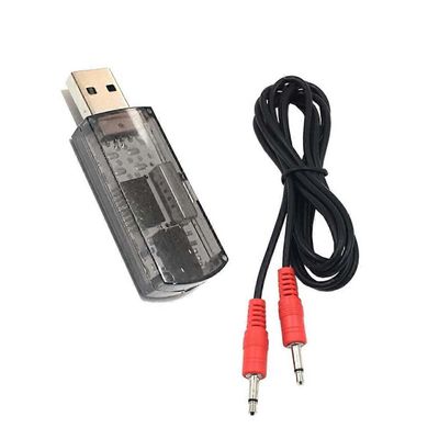 22 in 1 RC USB -lentosimulaattori Dongle RC -lentokoulutus G7 XTR Phoenix Simulator FPV Racing D:lle Musta