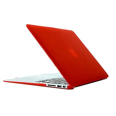 JVY Matteret hård plast beskyttelse sag til Macbook Air 11,6 tommer (Rød)