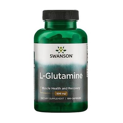 Swanson L-Glutamine, 500mg 100 capsules