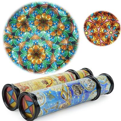 Xuchen 2 maagisen pyörivän kaleidoskoopin sarja, klassinen kaleidoskooppi, paras syntymäpäivälahja lapsille ja aikuisille