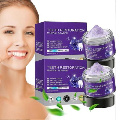 Unbrand Hampaiden palauttaminen mineraalijauhe, hampaiden valkaisujauhe hampaille ja ikenille Raikas hengitys orgaaninen kirkastava hammas mineraal...