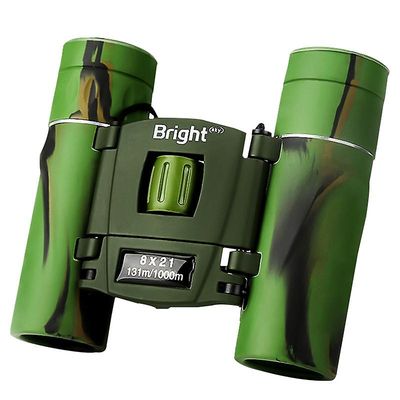 Mini Telescope 8x21 Bærbar foldbar kikkert Let bære til udendørs camping rejser Se Langt Camouflage Zoom Telescope