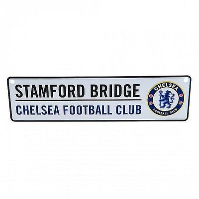 Chelsea FC -ikkunamerkki Valkoinen, musta, Royal Blue One Size
