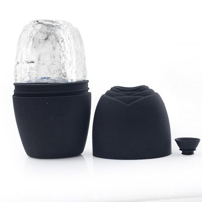 Ice Cube Massøren Face Ice Roller Mould Beauty Facial Care Tool svart