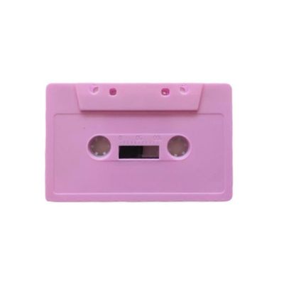 Värikäs tyhjä kasetti musiikin ja puheen tallentamiseen 45/90 minuutin nauha Vaaleanpunainen 45 minutes