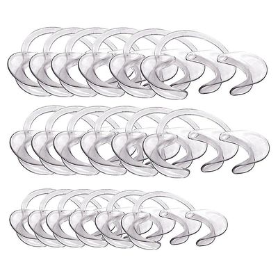 Dental Mouth Opener Cheek Retractors, 18 kappaletta hauskan puhumisen suun haastepeliin, hampaiden poskien kelauslaitteille, huultenavaajille, 18 k...