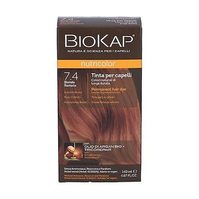 Biokap Hair color 7.4 Auburn blonde 140 ml