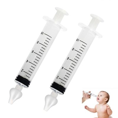 10 kpl vauvan nenän imulaite Qucik-ruisku nenänpuhdistusaine huuhteluväline vauvoille