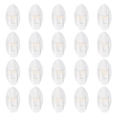 20kpl katetrin kiinnitystarroja katetrin stabilointilaite hengittävät katetriputken pidikkeet Valkoinen 11X6.5X0.5CM