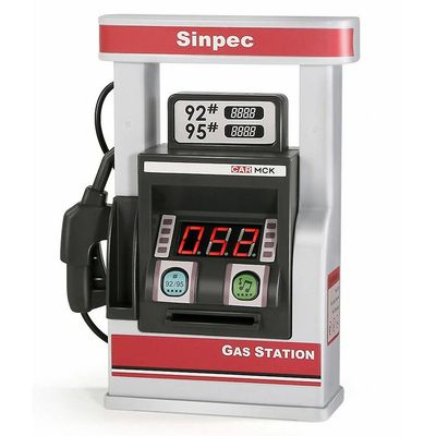 Børns tankstation Legetøj Simulation Bil Strygekort Automatisk gasdispenser Rytme Leg Hus Talende Scene Legetøj