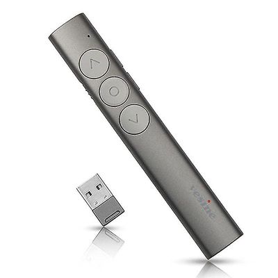 Vesine V9 Genopladelig trådløs studievært Rød Laser Flip Pen Ppt Laser Page Pen Clicker Præsentation
