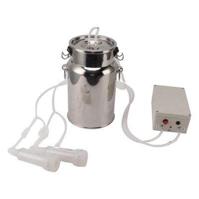 Vuohen lypsykone ruostumaton teräs US pistoke 100-240V taitettava kahva automaattinen pulssi tyhjiöpumppu lypsäjä vuohi 7 litraa