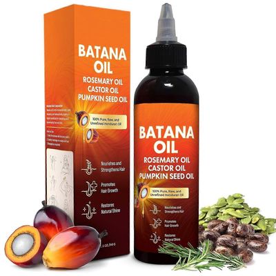 unbrand Batana Oil for Hair Growth, 4-in-1 puhdas ja puhdistamaton hondurasilainen öljy, jossa on rosmariinia, risiiniä ja kurpitsansiemeniä - ravi...