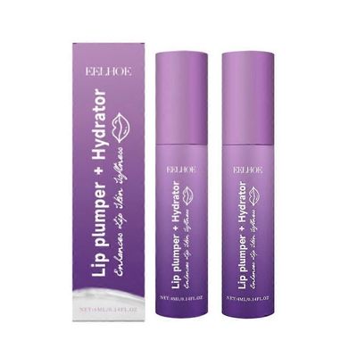 Lip Plumper + Hydrator -huulivoide, täyteläiset huulet, viilentävä ja tahmaamaton koostumus
