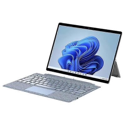 Microsoft Surface Pro 7+/7/6/5/4/3 yhteensopiva näppäimistö taustavalaistulla kosketuslevyllä ja mikrokuituisella PU-nahkakotelolla Monivärinen Bab...