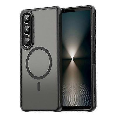 Yhteensopiva Sony Xperia 1 VII -kotelon kanssa Yhteensopiva MagSafe Anti Drop PC + TPU -puhelimen kuoren kanssa Musta