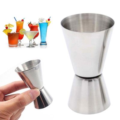 Cocktail Shaker Foranstaltning Cup Dual Shot Drink Spirit Foranstaltning Jigger Køkken Gadgets Bar Tilbehør S