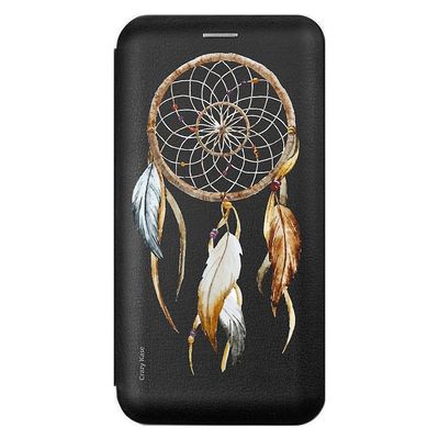 Crazy Kase Sag for Samsung Galaxy Note 10 Sort Mønster fangster Nature Dreams