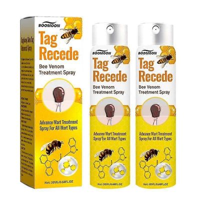2kpl Tag Recede Bee Venom, Tag Recede Bee Venom Treatment Spray Tag Recede Bee Venom 2024