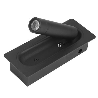 huoneen led-lamppu sängynpääty seinävalaisin seinävalaisin sängyn vieressä lukulamppu upotettu automaattinen kytkin seinä, bl