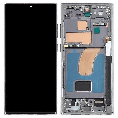 Yhteensopiva Samsung Galaxy Galaxy S23 Ultra S918 Grade C LCD-näytön ja digitointikokoonpanon + kehysosan (TFT) kanssa (ilman logoa) Vihreä