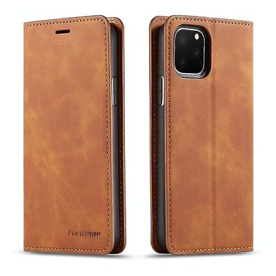 Iphone 11 Pro Max Forwenw Dream -sarjan öljyreuna vahva magnetismi vaakasuora käännettävä nahkakotelo, jossa pidike ja korttipaikat sekä lompakko j...