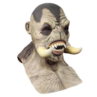 Mikasa Halloween Orc Mask Hovedbeklædning Halloween Skræmmende Orc Mask Grå